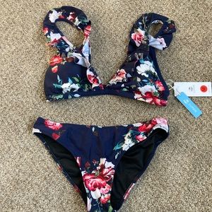 Floral Cupshe Bathing Suit